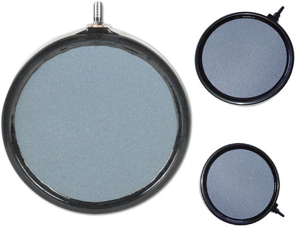 AquaForte Hi-Flow V-60 Air Pump Set & Aerator Disc/Plate 20cm, Connection 9mm.