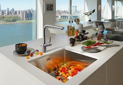 Franke 115.0521.438, Kitchen faucet Atlas Neo pull-out, Stainless steel.
