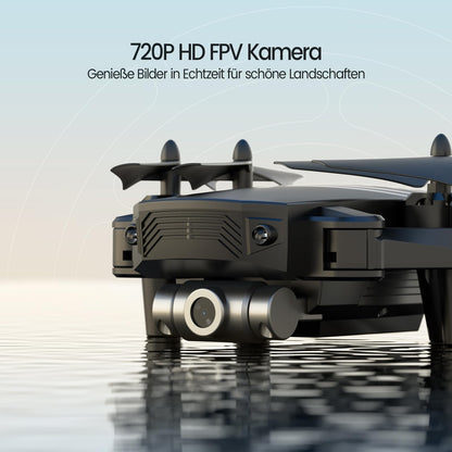 DEERC D20 drone for kids with HD camera, foldable RC quadcopter with FPV live transmission, long flight time, gesture control, flight path, altitude hold, one key start/land, headless mode, 3D flips for beginners.