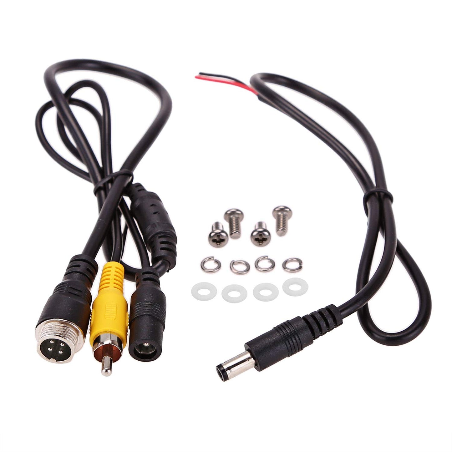 Carmedien rear view camera IR18W 120° IP68 waterproof backup camera for RV van truck white 12V 24V 3 year warranty