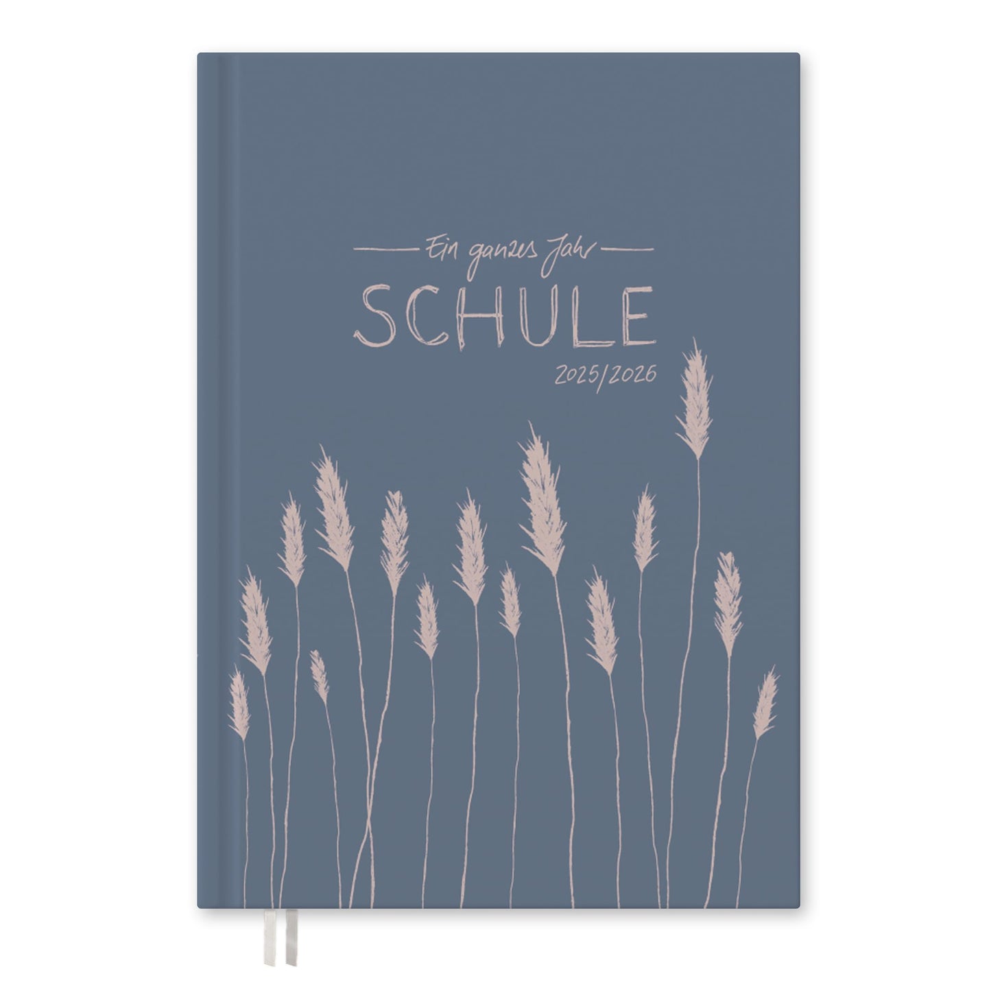 One of the good teacher planners 2025/2026, A4 teacher planner, 1 double page per week, academic planner for school year 25/26, hardcover blue pink flowers, sustainable & climate-neutral.