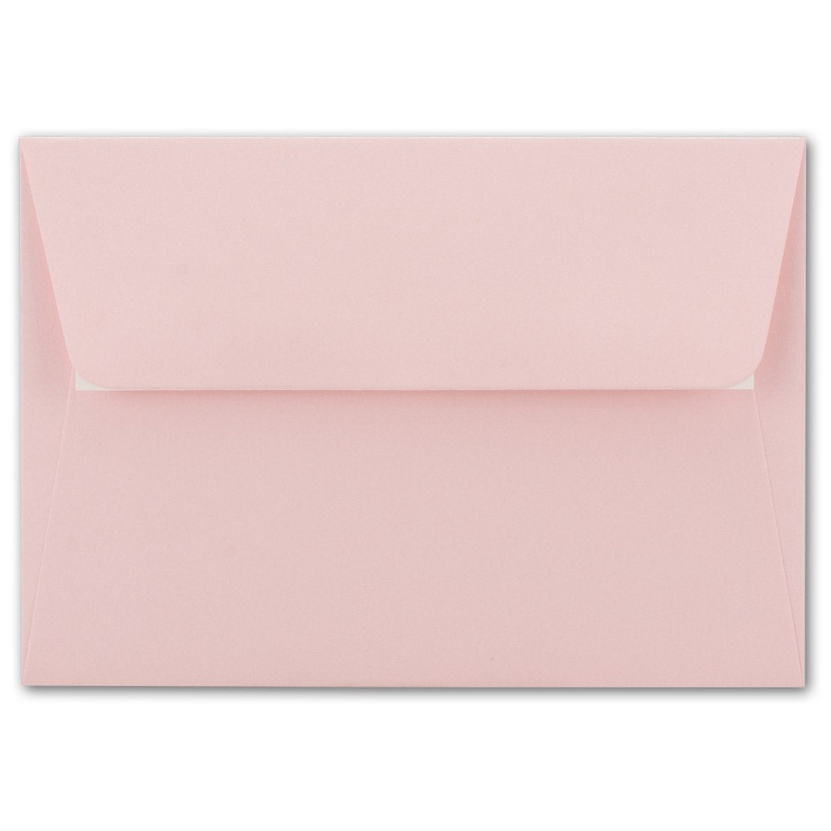 150 B6 pink envelopes - 12.5 x 17.5 cm - self-sealing - 120 g/m² - wide elegant closure flap - high-quality invitation envelopes