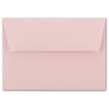 150 B6 pink envelopes - 12.5 x 17.5 cm - self-sealing - 120 g/m² - wide elegant closure flap - high-quality invitation envelopes