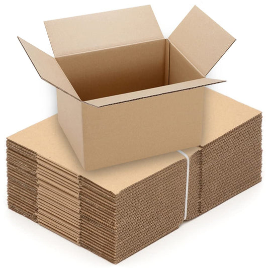 ARLI Folding Box 200x150x90mm Cardboard 100 Pieces Brown 1 Corrugated Rectangular Shipping Box Small Folding Boxes Package 100x Shipping Boxes 200 x 150 x 90 mm (100)