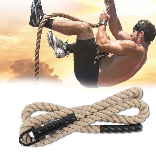 Maybe climbing ropes in the gym, 38MM arm power training rope strengthen muscle power battle rope strength training.