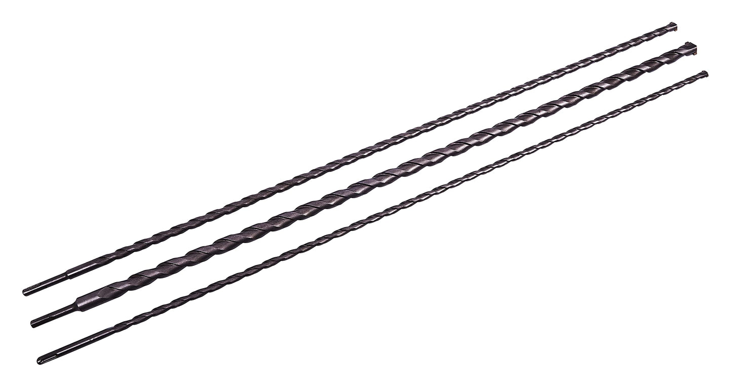 Am-Tech 3 piece 1000 mm SDS drill bit set, E0690