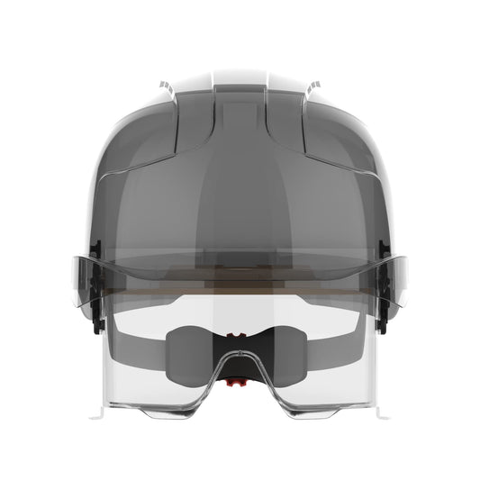 JSP EVO VISTA lens & rotary locking system - White/Smoke - ventilated (AMB170-005-F00)