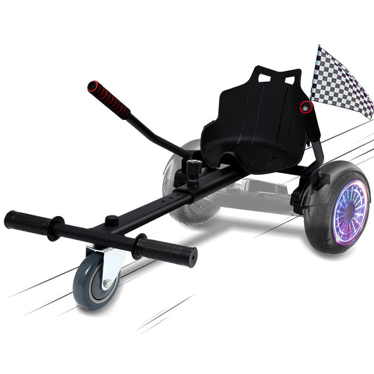EINFEBEN Hoverboard Seat, Kart Extension for 6.5-10 inch Hoverboards, Seat Scooter for 2 Wheel Balancing, Scooter Adjustable Karting Bracket suitable for Adults and Children.