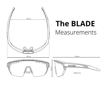 NAKED Optics BLADE Sports Glasses for Men, Women's Cycling Glasses, Sport Sunglasses with UV400 Protection, Quick Glasses, Road Cycling Glasses, Running Glasses, TR90 Frame (White (Red Lens))
