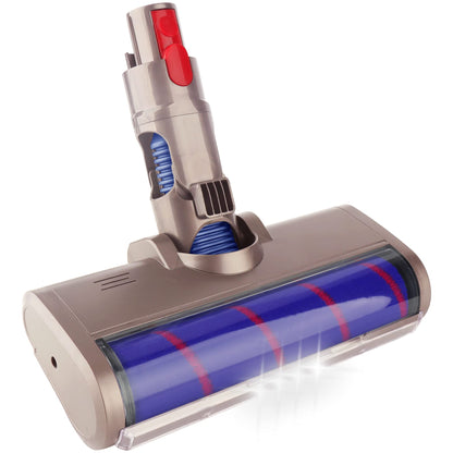 AINUO Soft Roller Cleaner is a head floor brush compatible with Dyson V7, V8, V10, V11, V15, SV10, and SV11 cordless vacuum cleaners.