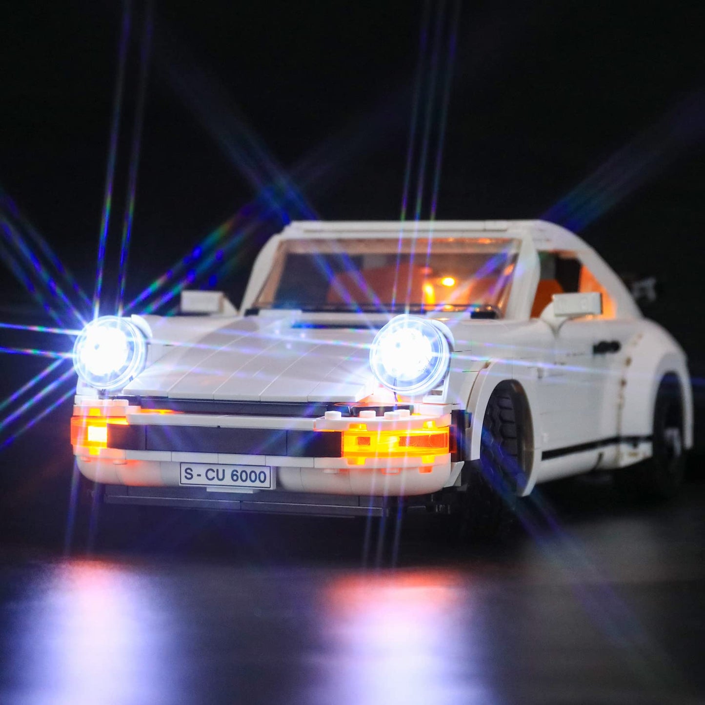 GEAMENT LED Light Kit for 2021 Porsche 911 - Compatible with Lego 10295 Creator Expert model (model set not included)