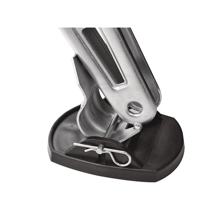 Cartrend support plates with metal bolts, suitable for all common caravan models, camping accessories, 4 pieces (LxWxH): 180 mm * 140 mm * 45 mm.
