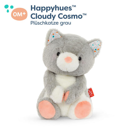 B. Toys - Cloudy Cosmo - Plush Cat - Stuffed Animal - Super Soft Kitty - Easy to Wash - 0 Months +