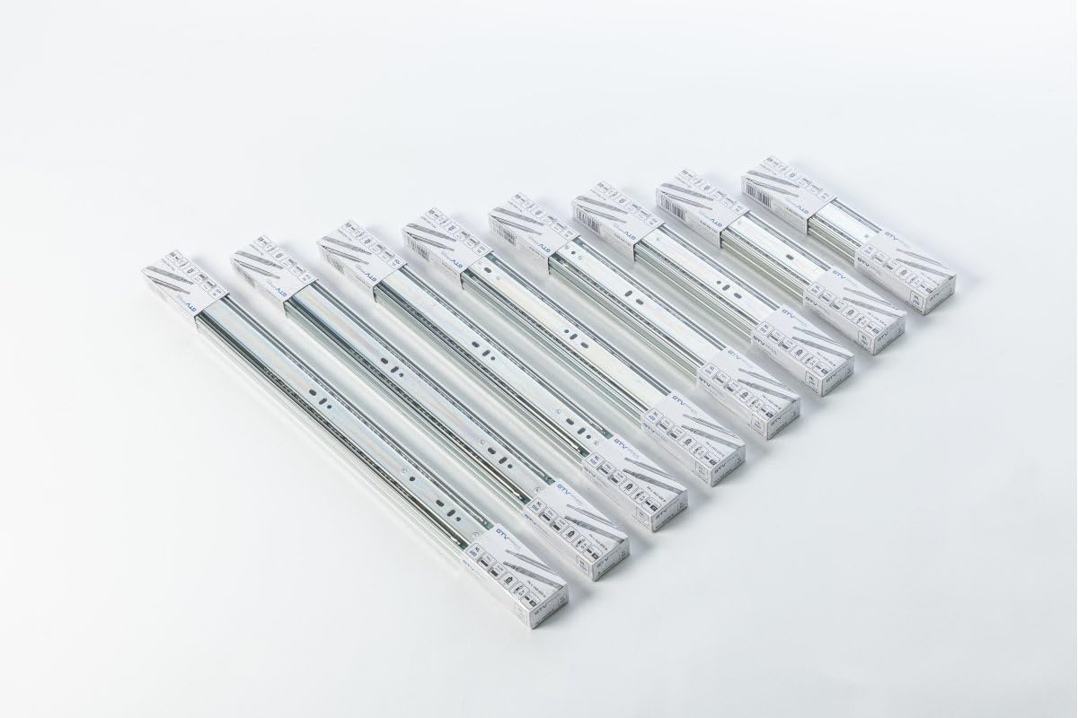 GTV - Drawer Slides H45 VERSALITE PLUS+, Ball-bearing with soft-close, H=45mm, minimum 40kg load capacity, Easy and quick installation.