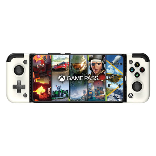 GameSir X2 Pro Mobile Game Controller for Android Type-C (100-179 mm), phone controller for xCloud, Stadia, Luna, Apex, Diablo Immortal - 1 month Xbox Game Pass Ultimate - Passthrough Charging (white)