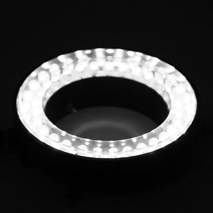 3.5W LED microscope ring light, microscope LED illumination lamp brightness adjustable ring lamp lighting light 100-240V (European regulations)