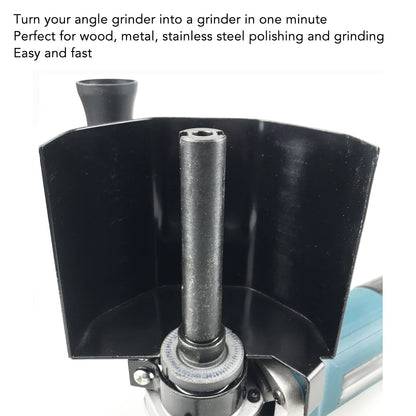 Angular grinder attachment, burnisher polishing machine Heavy-duty protective case for stainless steel.