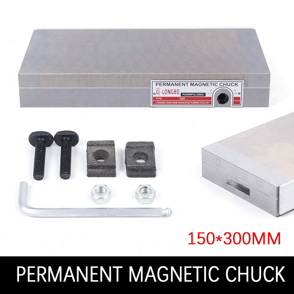 Futchoy 150x300mm magnetic chuck Permanent magnetic chuck Permanent clamping plate Magnetic table Clamping plate Magnetic clamping plate