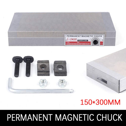 Futchoy 150x300mm magnetic chuck Permanent magnetic chuck Permanent clamping plate Magnetic table Clamping plate Magnetic clamping plate