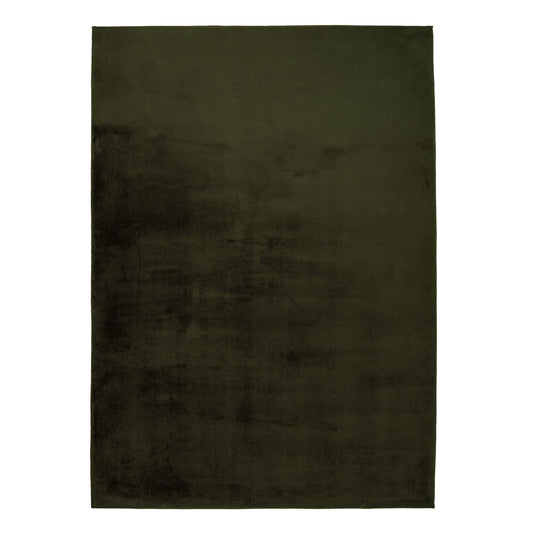 Paid Carpet Living Room High Pile - 200x290cm - Green - Super Soft Cuddly Fluffy Modern Plain Modern Soft Bedroom Rug