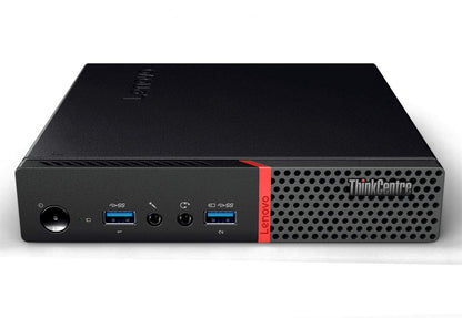 Lenovo ThinkCentre M910q Tiny USDT Intel Quad Core i5 256GB SSD 8GB RAM Windows 11 Pro incl. W-LAN Business Desktop Computer Mini PC (Refurbished)