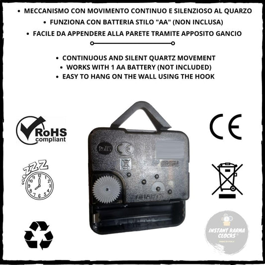Instant Karma vinyl wall clock gift idea vintage handmade - No Pain No GAIN bodybuilder gym fitness - bodybuilding