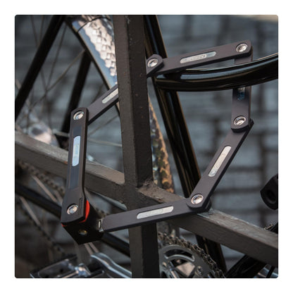 ABUS folding lock Bordo uGrip 5700K SH with holder - bike lock with 5mm thick bars - ABUS security level 7 - 80cm - Core Violet