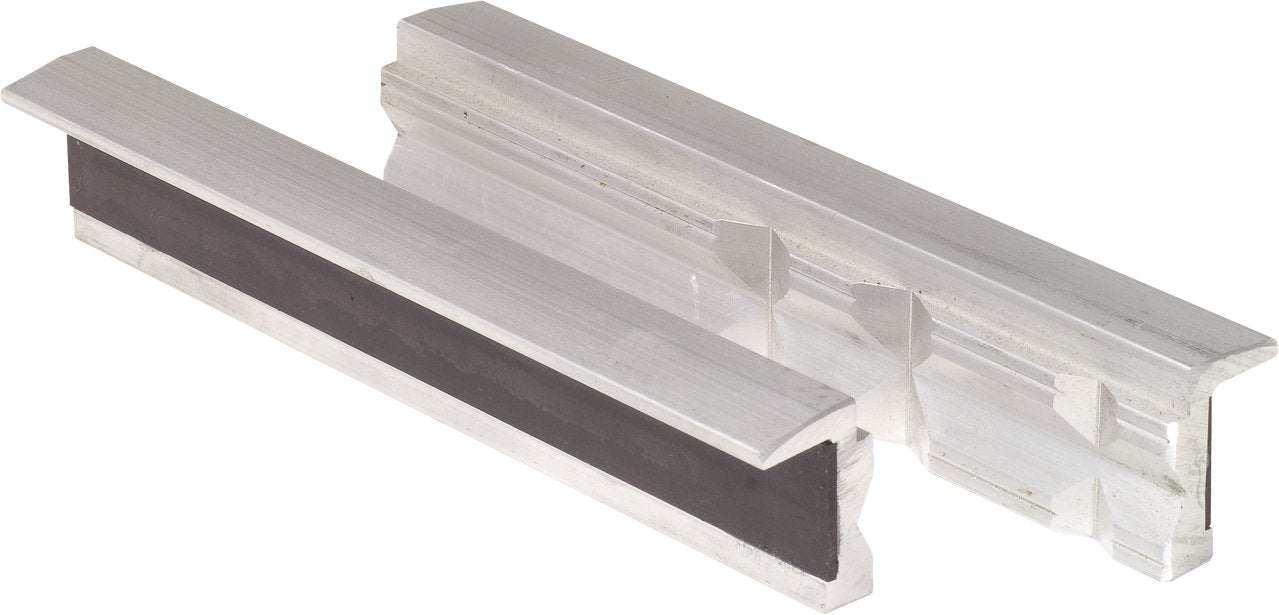 KS Tools 914.0089 Aluminum Vice Jaw Inserts, 175mm, Trapezoidal Grooves