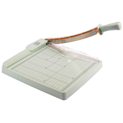 Vaessen Creative 2137-074 Paper Cutter 30cm Mint Green - Guillotine lever and paper cutting machine A4, A5, and A6 - Perfect for DIY, scrapbooking, journaling, card making, and crafting, Green, 30cm