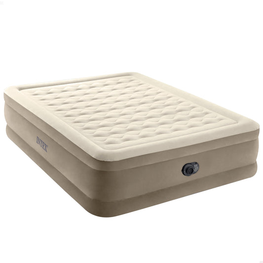 Intex Queen Ultra Plush Airbed with Fiber-Tech RP, Inflated Size: 60" x 80" x 18" (64428ND)