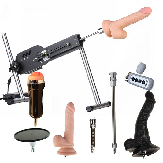 FREDORCH Big Dildo Sex Machine, VAC-U-Lock interface, Love Machine for men, women, and couples, Silent Metal Sex Machine (FOR WOMEN)...