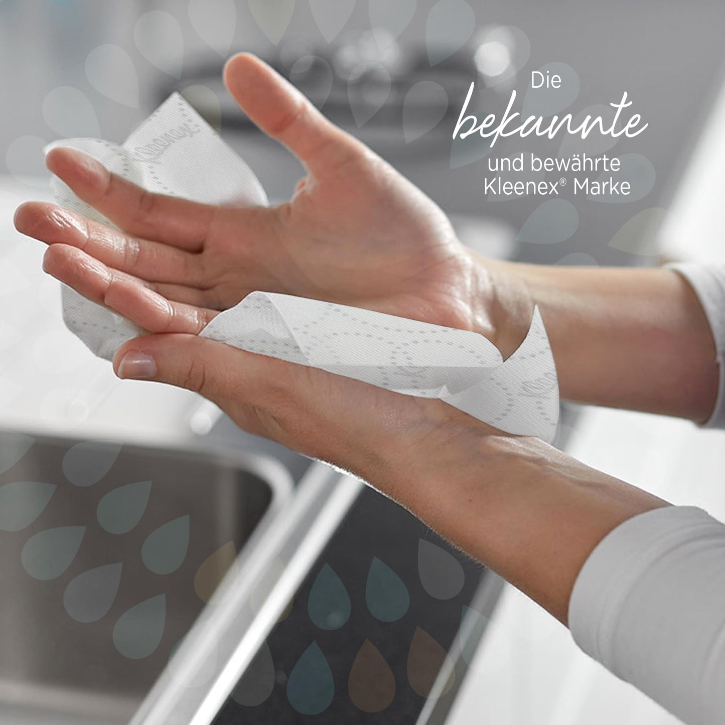 Kleenex Ultra Paper Towels with Interfold Folding 6710, 3-ply paper towels with V-Fold, featuring Airflex technology and FSC paper, 15 packs x 96 towels (1,440 folded towels).
