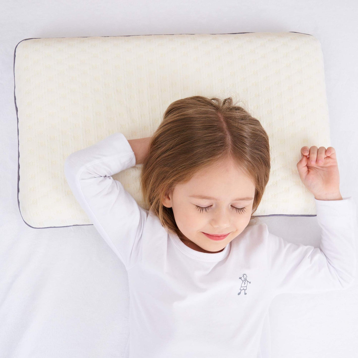 Children's memory foam pillow Hypoallergenic pillow for kids Flat children's pillow 3-10 years old