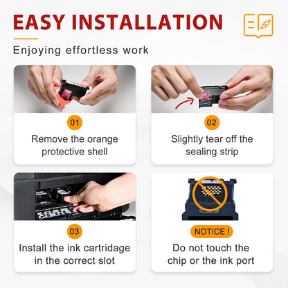 MYCARTRIDGE PHOEVER 560 561 XL cartridges are replacement for Canon printer cartridges 560 XL black and 561 XL color for TS5350, TS5351, TS5352, TS5353, TS7451 printers (2-Pack).