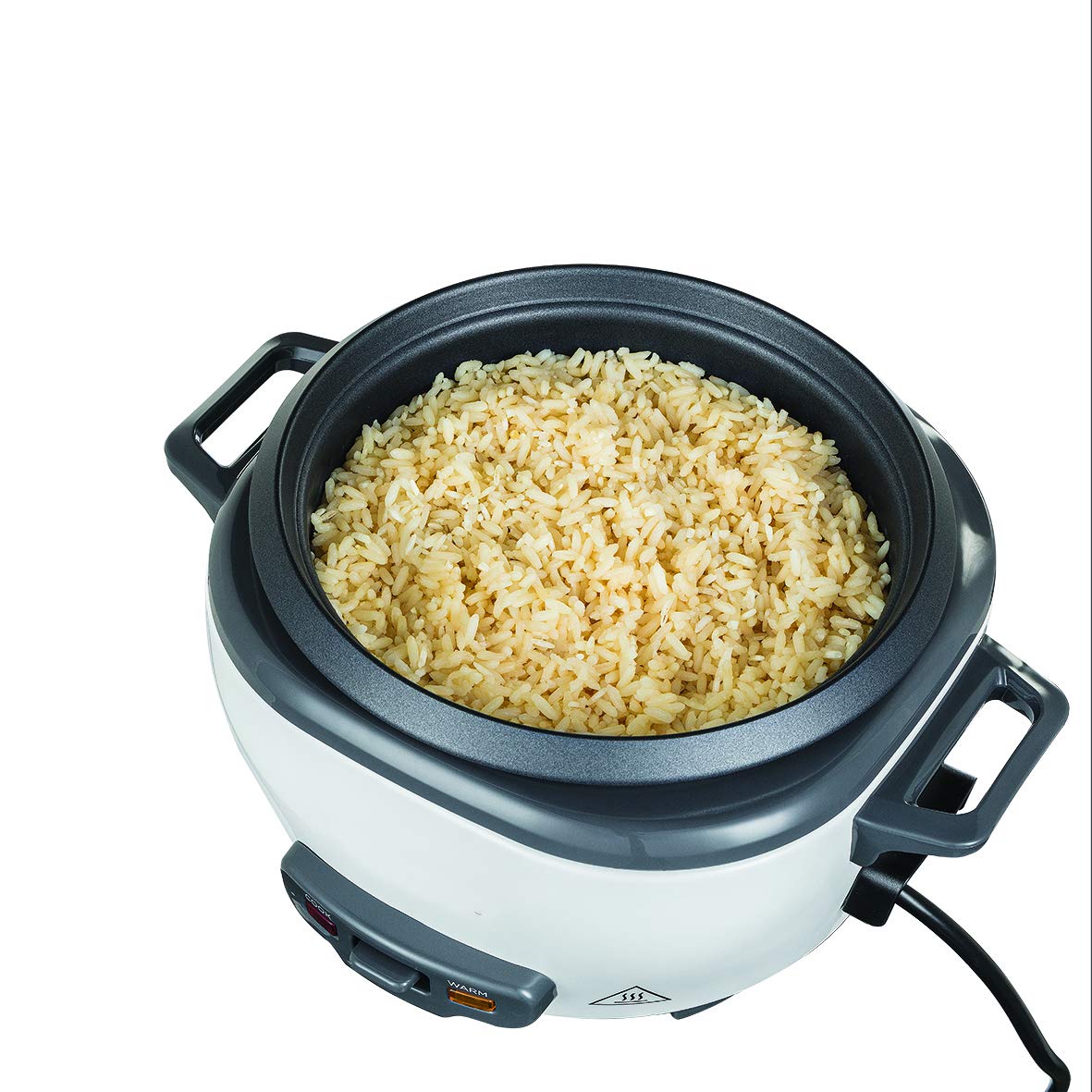 Russell Hobbs rice cooker small [medium] 0.8l (including steamer insert, keep warm function, non-stick cooking pot, rice spoon & measuring cup) slow cooker for vegetables & fish 27030-56