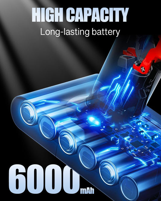 6000mAh battery compatible with Dyson V8 Absolute, Animal, Animal Exclusive, Fluffy, SV10