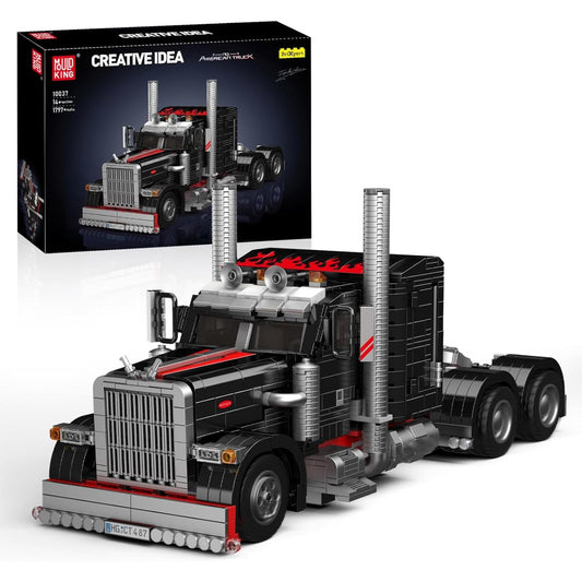 Mould King 10037 Technic Truck Model Kit, Creative Technology Truck Building Blocks Set, Gift Model Toy for Kids/Adults/Vehicle Enthusiasts (1797 Pieces)