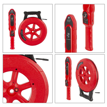Pipe blockage detector, underground water pipe locator diagnostic tool, wall scanner for detecting pipeline blockages and clogs. Ideal for plumbers working with metal and PVC water pipes (40M).