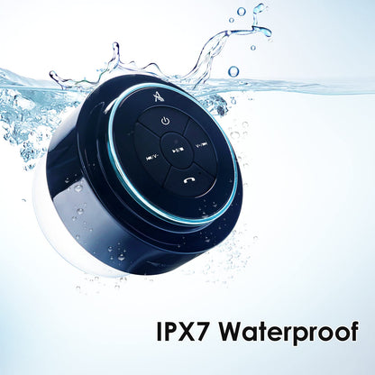 Xleader Shower Bluetooth Speaker Small Music Box - Waterproof With Suction Cup, Shower Speaker Electronic Gifts for Girls Boys Men Women
