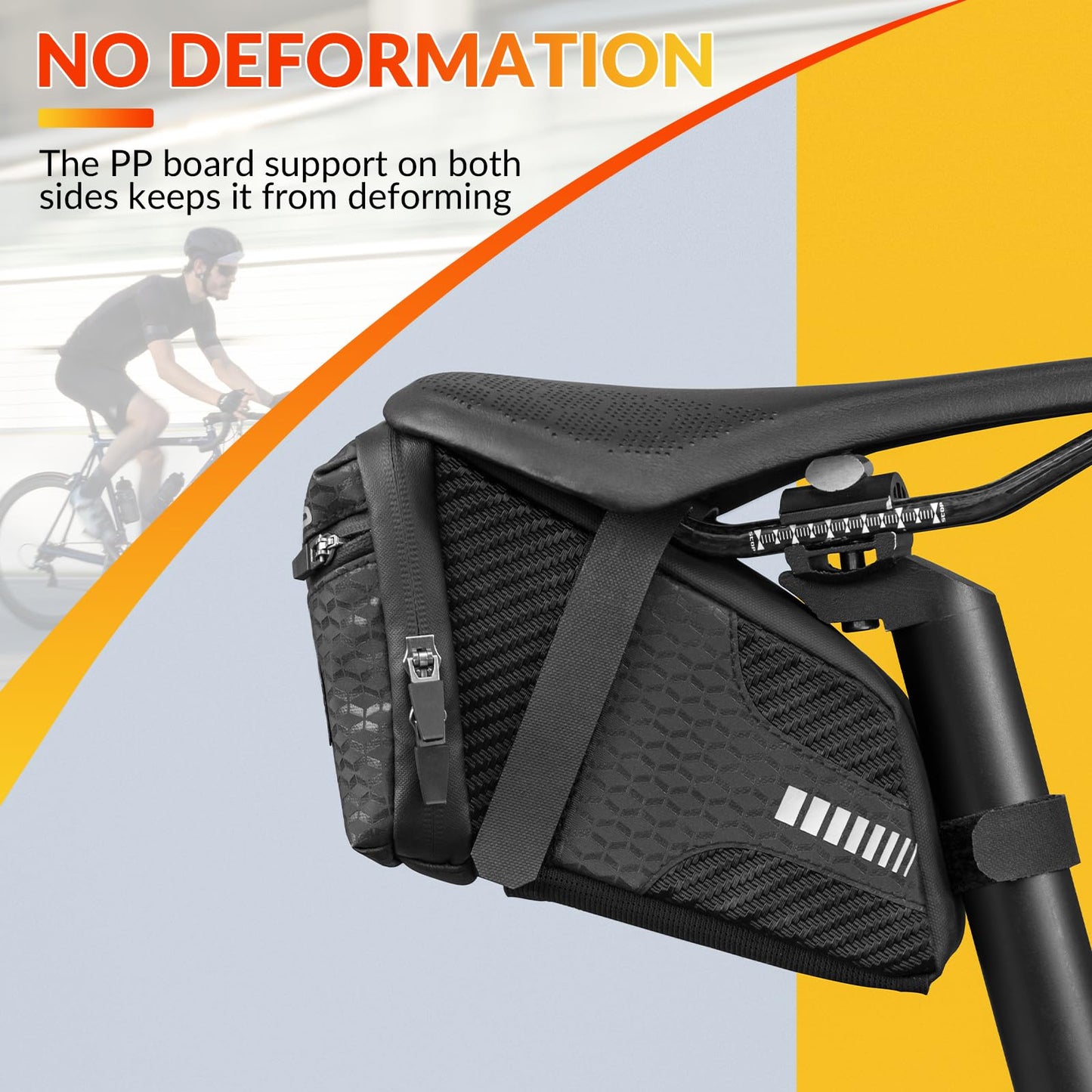 ROCKBROS bike seat bag for MTB road bike folding bike approx. 1.5L
