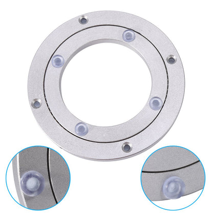 Tabletop swivel turntable ball bearing TV, monitor,e aluminum for dining table, kitchen appliances, etc. Lazy Susan (outer diameter-20cm / 7.9inch)