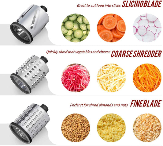 COFUN vegetable slicer for Kitchenaid accessories, stainless steel vegetable slicer for Kitchen Aid accessories, stainless steel vegetable slicer cheese grater salad cutter for Kitchenaid vegetable slicer