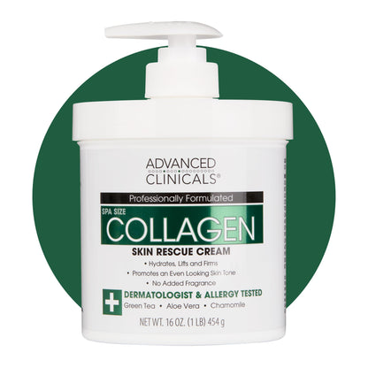 Advanced Clinicals Collagen Skin Rescue Lotion by Advanced Clinicals
