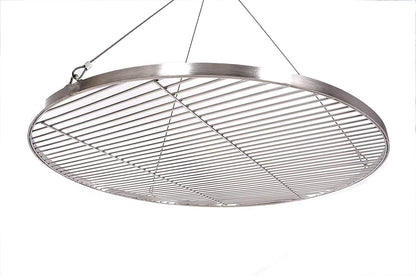 80 cm stainless steel grill grate for tripod swing grill BBQ grill. New with rope.