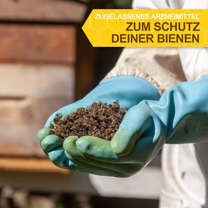 APIFORMES Set: Formic acid 60 for bees 1 l from Serumwerk Bernburg Dosage syringe - Varroa treatment - Beekeeping supplies - Apiary supplies - Animal supplies