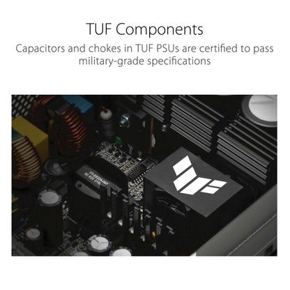 ASUS TUF Gaming 1000W Gold Gaming Power Supply (1000 watts, fully modular, ATX 3.1 compatible, PCIe 5.1, Axial-tech fan, PCB coating, dual ball bearing)