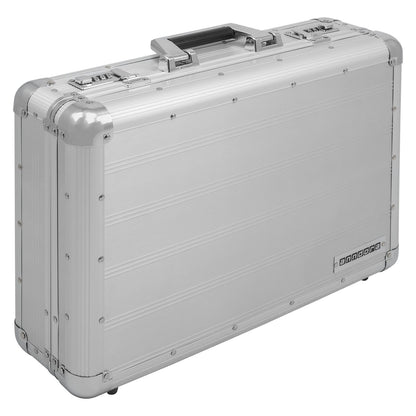 anndora Aluminum Briefcase Attaché Case Silver - Combination lock lockable