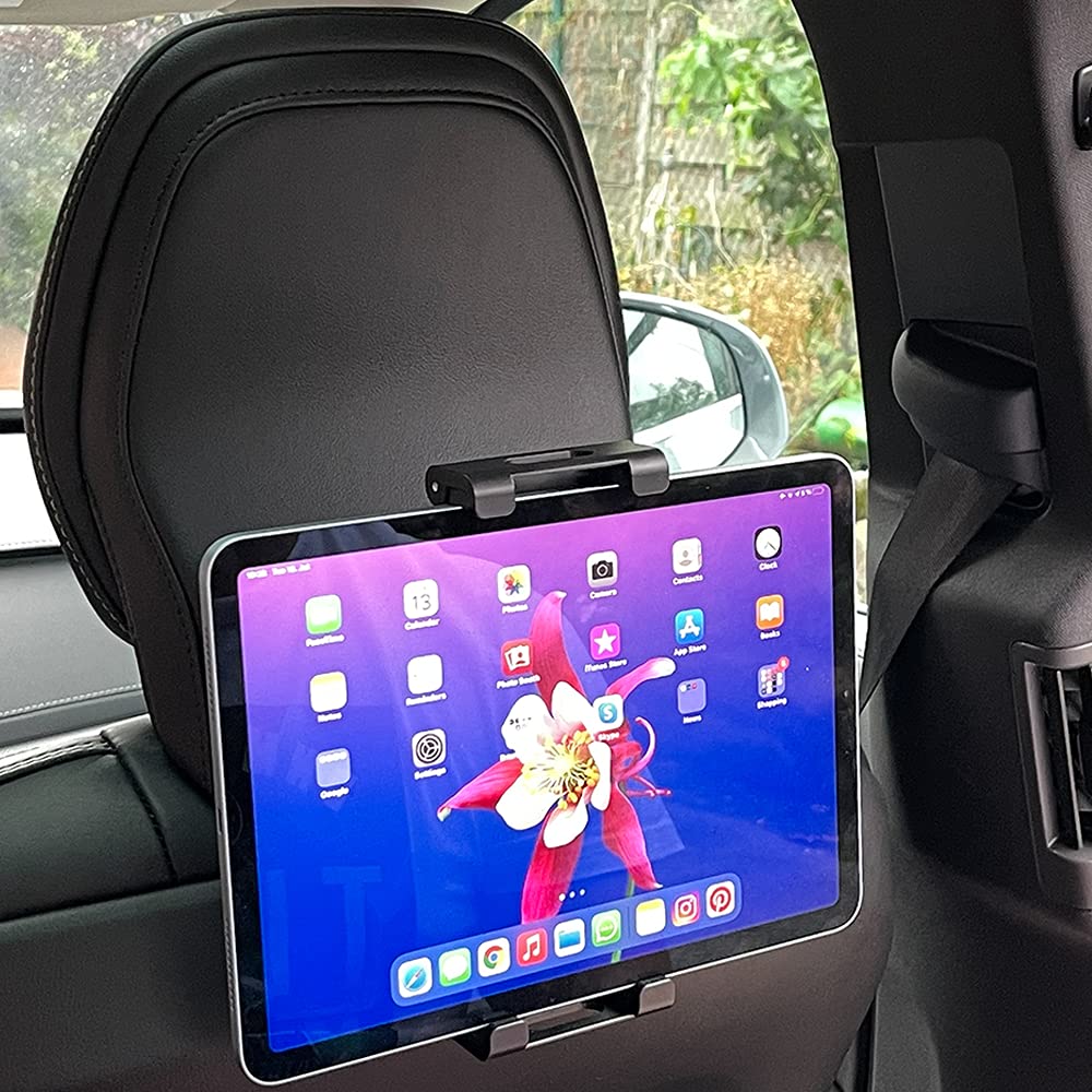 Tablet Holder for Car Headrest Mount compatible with Volvo XC90 XC60 V90 V60 S90 S60 (2017 model or newer) suitable for all 4.7-13" tablets, iPad Pro 9.7, 10.5, 12.9 Air Mini 2 3 4