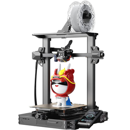Creality Ender 3 S1 Pro, Official FDM 3D Printer with 300°C High Temperature Nozzle, 160mm/s Fast Printing & Steel PEI Plate with Spring & LED Light Strip, CR Touch Auto-Leveling (220x220x270mm)