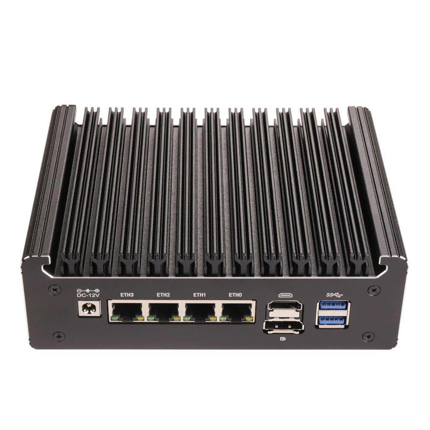 HSIPC Alder Lake N100 Quad Core Firewall Micro Appliance, Mini PC, Nano Computer, Router with 32G RAM 512G SSD, 4*i226-V RJ45 Port AES-NI